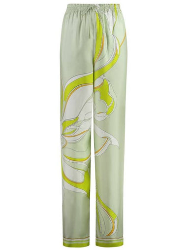 Tory Burch Printed Silk Pants - TORY BURCH - BALAAN 1