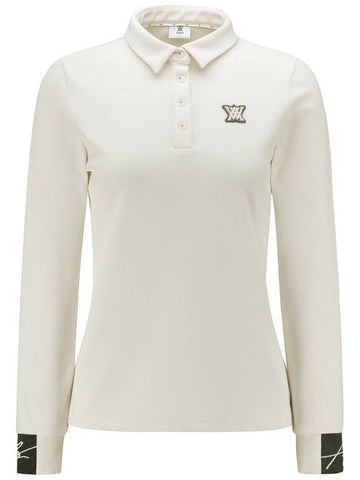 Official WOMEN NAP COLLAR LONG T SHIRT IV - ANEWGOLF - BALAAN 1