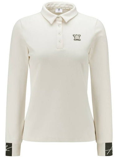 Official WOMEN NAP COLLAR LONG T SHIRT IV - ANEWGOLF - BALAAN 1