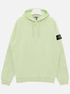 Men's Waffen Patch OLD Treatment Cotton Hoodie Green - STONE ISLAND - BALAAN 3