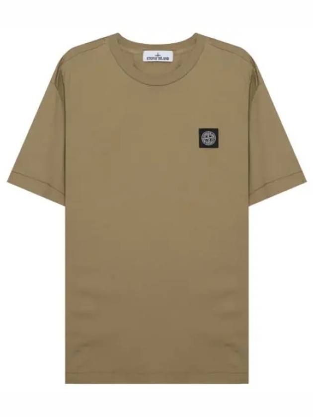 Logo patch t shirt men s short sleeve - STONE ISLAND - BALAAN 1