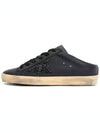 Superstar Glitter Star Low Top Sneakers Black - GOLDEN GOOSE - BALAAN 5