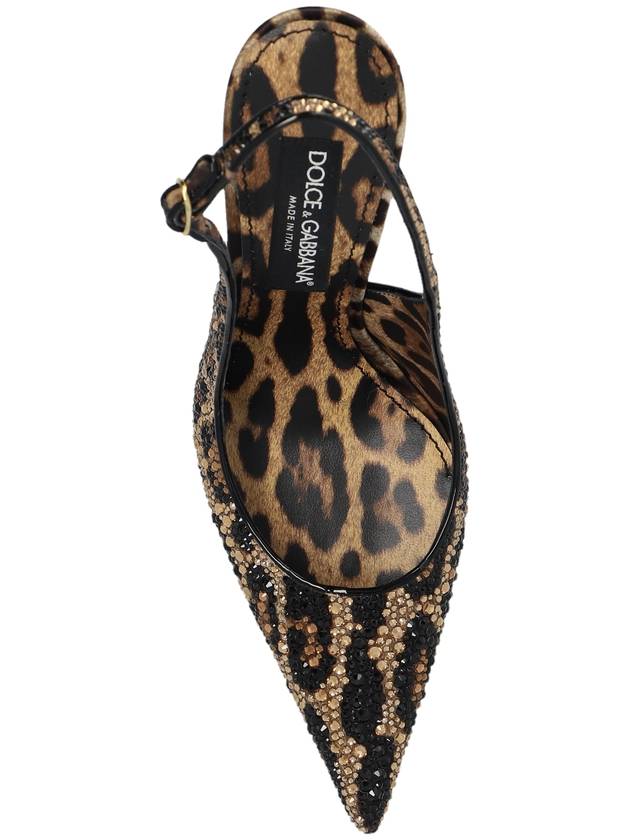 Leopard Print Leather Pumps 105mm CG0666AO192 - DOLCE&GABBANA - BALAAN 7