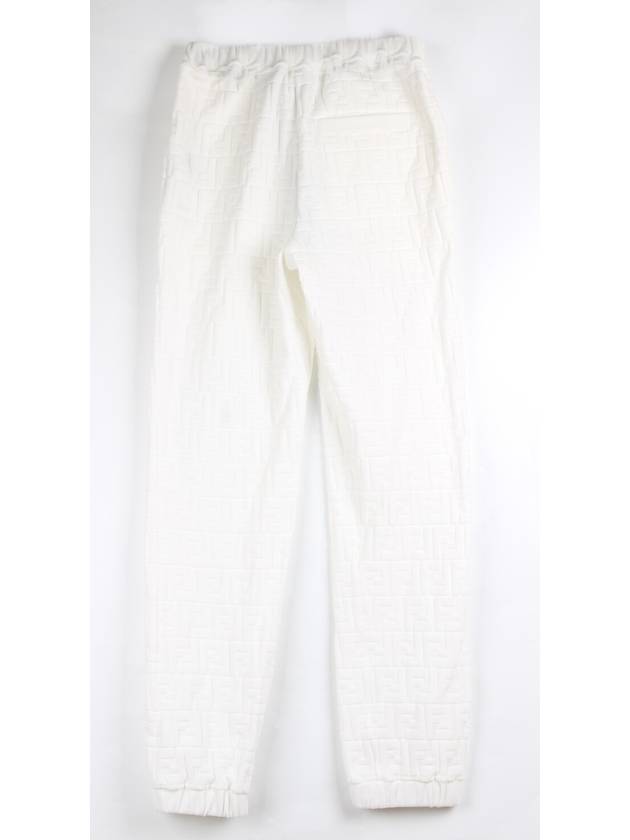 FF logo pants white 44 28 - FENDI - BALAAN 3