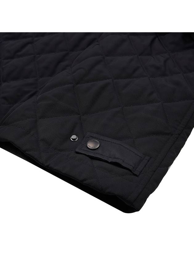 Diamond Quilted Thermoregulated Jacket Black - BURBERRY - BALAAN 10