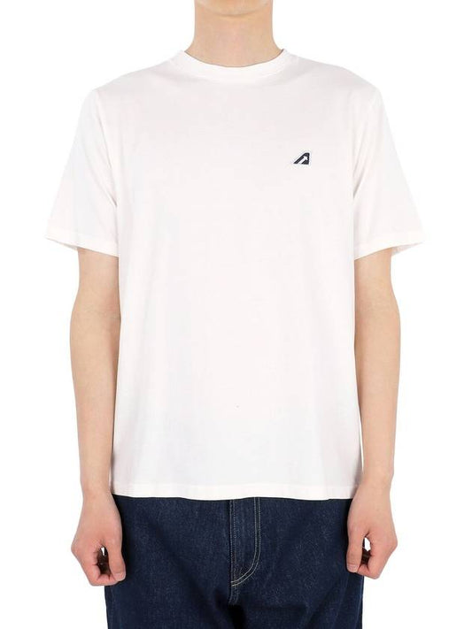 Iconic Logo Crew Neck Short Sleeve T-Shirt White - AUTRY - BALAAN 2