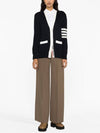 Thome Browne 4 Bar Cardigan Navy - THOM BROWNE - BALAAN 4