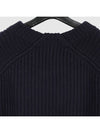 round wool sweater 60017 FNWNKNIT000015 NAVY ANC069ny - ACNE STUDIOS - BALAAN 4