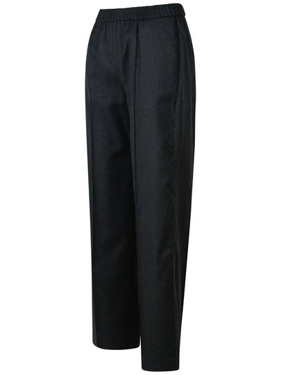 Fabiana Filippi 'Over' Grey Virgin Wool Trousers - FABIANA FILIPPI - BALAAN 2