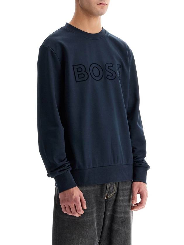 crewneck sweatshirt with logo - HUGO BOSS - BALAAN 2