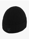 Wool Fox Head Beanie Black - MAISON KITSUNE - BALAAN 4