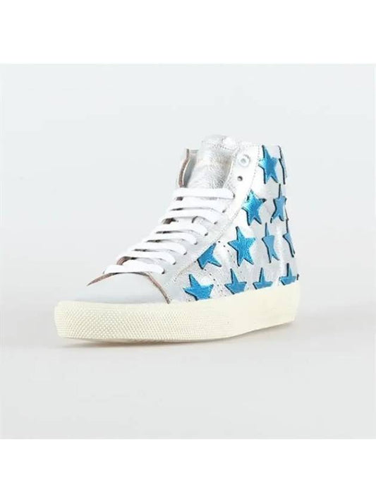 Star Patch High Top 377341 BSZ10 8143 - SAINT LAURENT - BALAAN 1