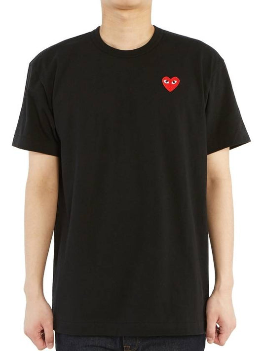 Red Waffen Men's Short Sleeve TShirt AZ T108 051 1 - COMME DES GARCONS - BALAAN 1