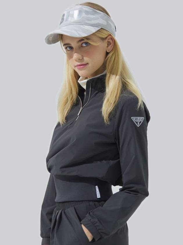 Half zip-up sports blouseGY - BLUDOT - BALAAN 1