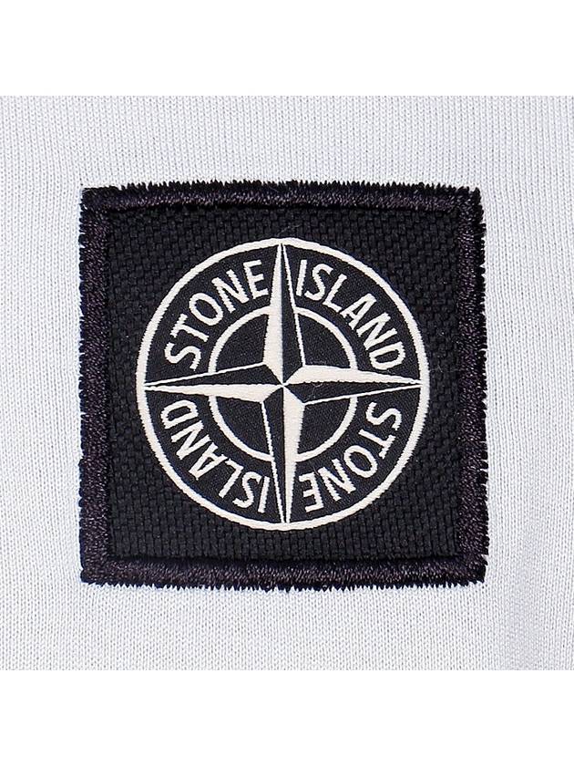 Logo Patch Short Sleeves T-Shirt Sky Blue - STONE ISLAND - BALAAN 6