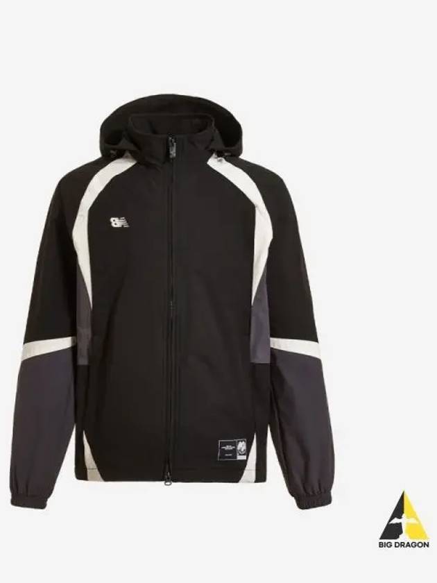 Unicolor Block Warm up Jacket 19 Black - NEW BALANCE - BALAAN 1