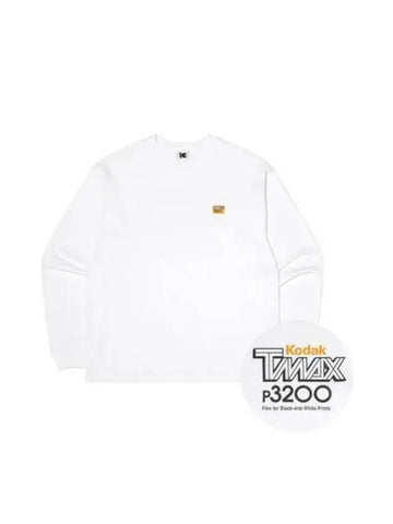 KODAK Apparel film graphic semi overfit long sleeve t shirt white - KODO - BALAAN 1