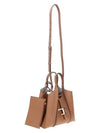 T Timeless Leather Shopping Mini Tote Bag Brown - TOD'S - BALAAN 3