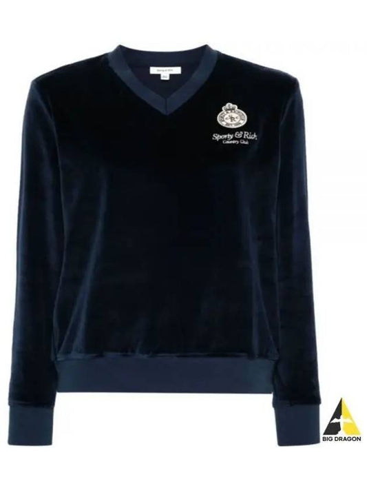 Country Club Sweatshirt VNAW238NA - SPORTY & RICH - BALAAN 1