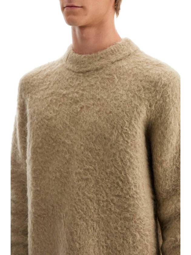 Mohair Wool Jumper Knit Top Beige - ACNE STUDIOS - BALAAN 5