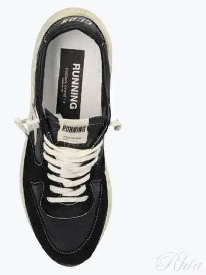 Running Sole Leather Low Top Sneakers Black - GOLDEN GOOSE - BALAAN 2