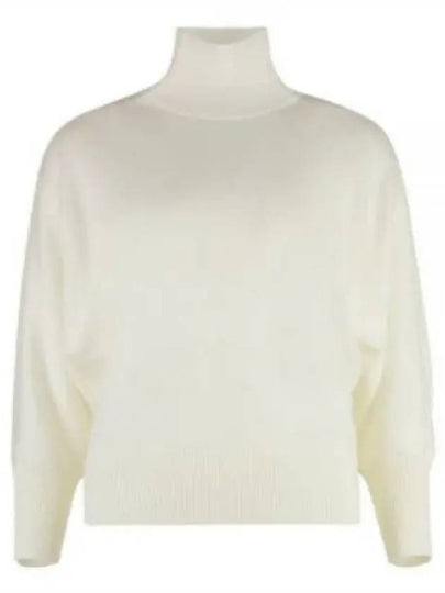 Talea Virgin Wool Knit Top White - MAX MARA - BALAAN 2