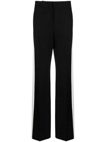 Msgm Contrasting-Trim Wide-Leg Trousers - MSGM - BALAAN 1