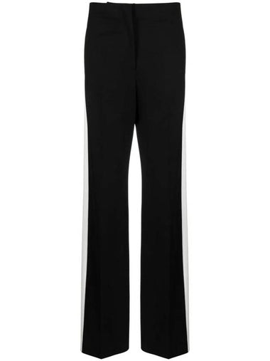 Msgm Contrasting-Trim Wide-Leg Trousers - MSGM - BALAAN 1