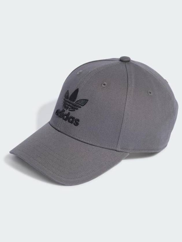 Trefoil Ball Cap Grey - ADIDAS - BALAAN 2