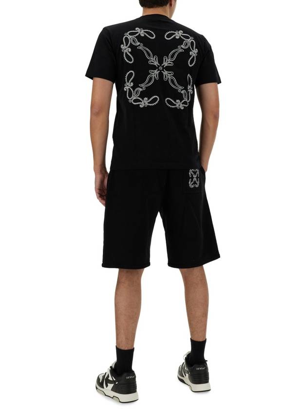 Bandana Skate Shorts Black - OFF WHITE - BALAAN 3