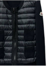 Women's Padded Wool Cardigan Black - MONCLER - BALAAN 4