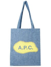 Lou Denim Tote Bag Blue - A.P.C. - BALAAN 2