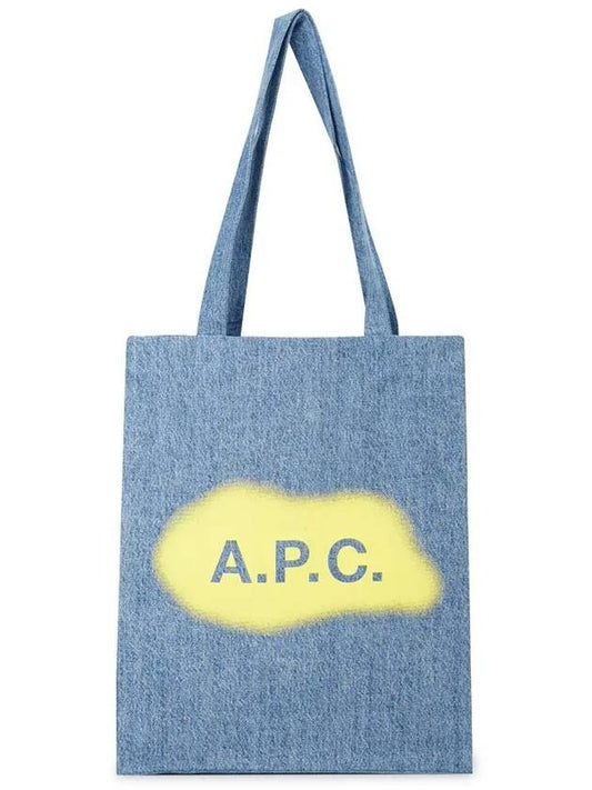 Lou Denim Tote Bag Blue - A.P.C. - BALAAN 2