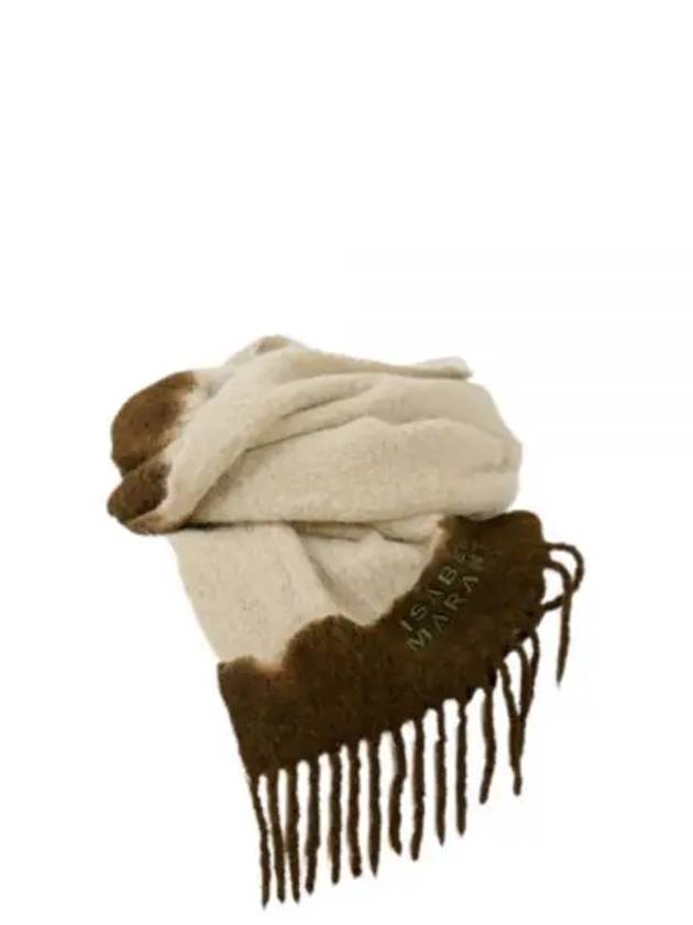 Firny Alpaca Muffler Beige - ISABEL MARANT - BALAAN 2