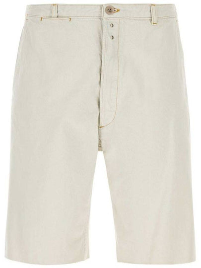 Cotton Denim Shorts White - MAISON MARGIELA - BALAAN 2