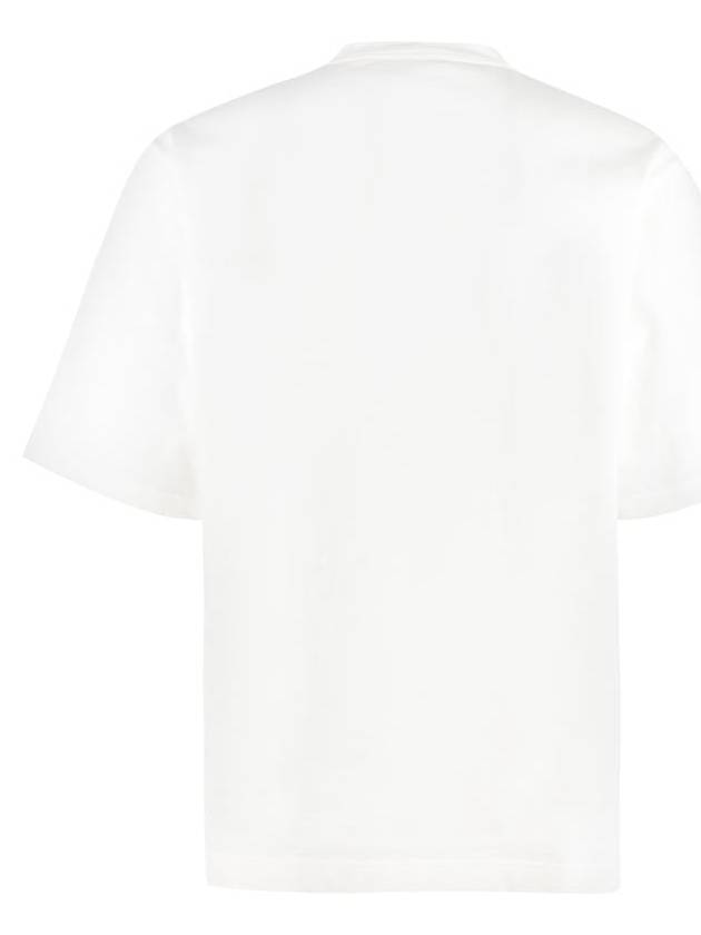 D&G Print Cotton Short Sleeve T-Shirt White - DOLCE&GABBANA - BALAAN 3