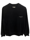 Square Label Sweatshirt Black - WOOYOUNGMI - BALAAN 2