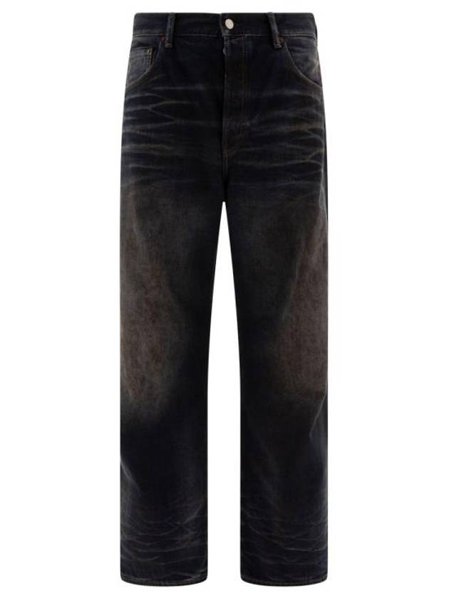 Loose Fit Wide Leg Denim Jeans Dark Blue - ACNE STUDIOS - BALAAN 2