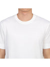 Embroidered 4G Logo Cotton Short Sleeve T-shirt White - GIVENCHY - BALAAN 6