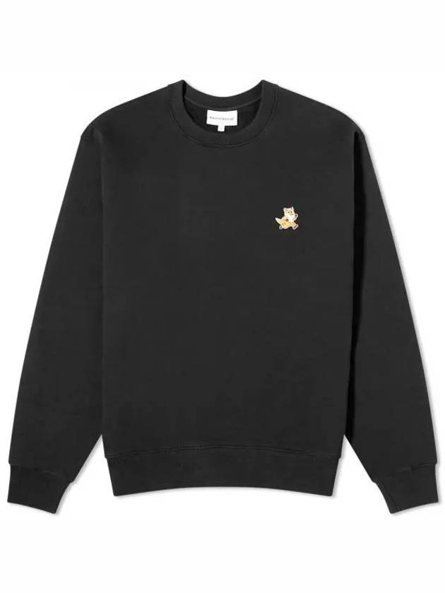 Fox Cotton Sweatshirt Black - MAISON KITSUNE - BALAAN 2