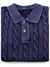 Cable slim fit knit women's polo knit - POLO RALPH LAUREN - BALAAN 4