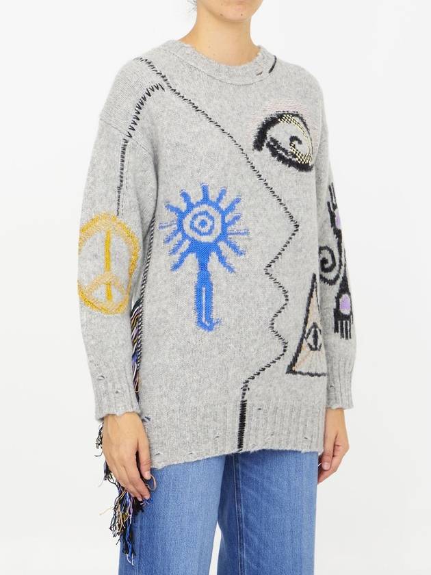 Folk Embroidery Jumper - STELLA MCCARTNEY - BALAAN 2