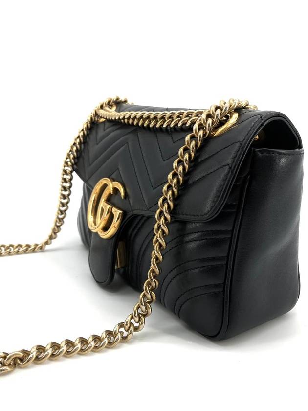 GG Marmont Matelasse small shoulder bag 443497 - GUCCI - BALAAN 4