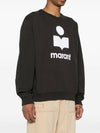 Mikoy Logo Print Sweatshirt Black - ISABEL MARANT - BALAAN 4