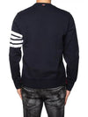 4 Bar Loopback Jersey Sweatshirt Navy - THOM BROWNE - BALAAN 6