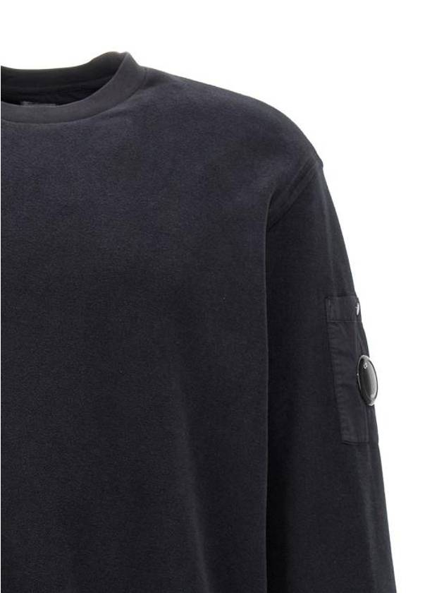 Lens Detail Sweatshirt Black - CP COMPANY - BALAAN 4