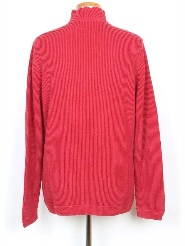 Half zip up sweater knit red 54 - BRUNELLO CUCINELLI - BALAAN 4