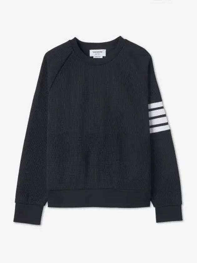 4 Bar Stripe Sweatshirt Navy - THOM BROWNE - BALAAN 2