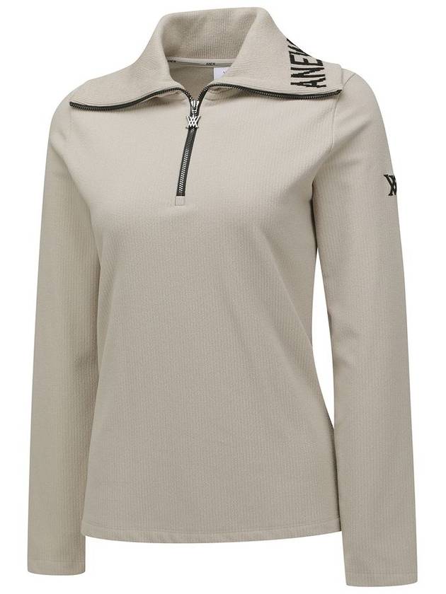 Official WOMEN HIGH NECK ZIP LONG T SHIRT BE - ANEWGOLF - BALAAN 3