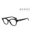 Glasses Frame GG0924O 001 Round Acetate Women's Glasses - GUCCI - BALAAN.